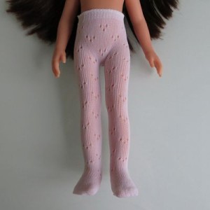 PAOLA REINA Rajstopy dla lalki Amigas 32 cm białe ażurowe