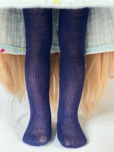 PAOLA REINA Rajstopy dla lalki Amigas 32 cm granatowe