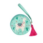 Sass and Belle Portfelik z Lamą zielony