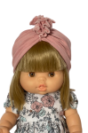 Turban różowy dla lalki Minikane 34 cm 
