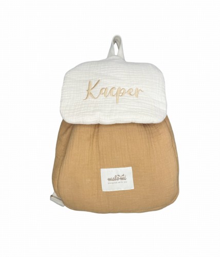 PLECAK MUŚLINOWY CAMEL-z-imieniem-malomi.jpg