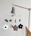 Muzpony Karuzela do łóżeczka z obrotową pozytywką - Daisy