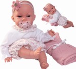 Antonio Juan Hiszpańska lalka bobas Recien Nacida Posturitas 70358 -34 cm z kocykiem 