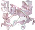 WÓZEK DLA LALEK FUNKCYJNY 3W1 GŁĘBOKI I SPACEROWY Niza DeCuevas Toys 80746.jpg