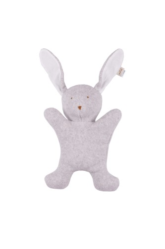 Przytulanka królik organic grey melange.jpg