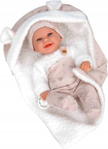 Hiszpańska lalka bobas chłopiec 33 cm Munecas Arias  60871