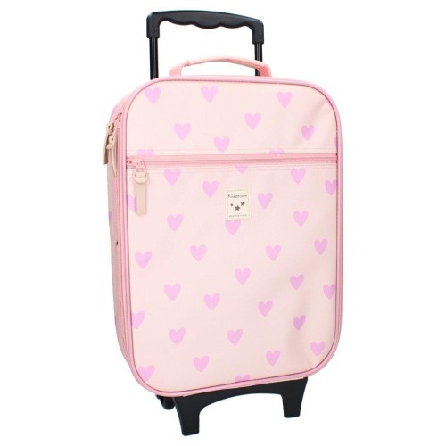 Walizka dla dzieci KIDZROOM Magical Heart pink.jpg