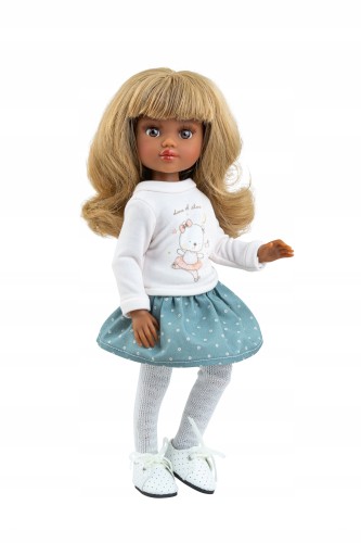 HISZPAŃSKA LALKA PAOLA REINA RUCHOME STAWY 32CM KIM 04874.jpg