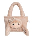 Torebka Metoo Tote Bag personalizowana Puchata Beżowa Królisia