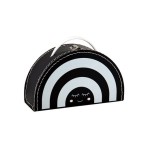 Walizeczka dziecięca tęcza - czarno biała 