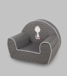 MUZPONY Fotelik dla dziecka pikowany KOT FERRY