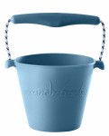 Funkit World Scrunch-bucket Zwijane wiaderko silikonowe, Błękitne